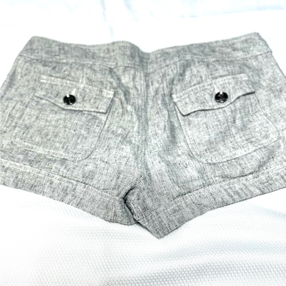 Express Gray High Waist Shorts with Nautical Flair - Picture 2 of 9